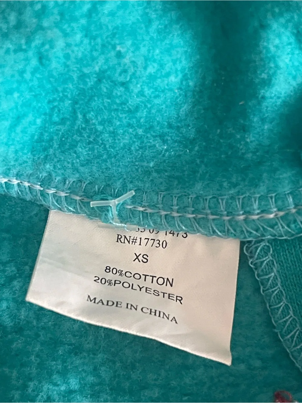 Dog Teal Hooded Holiday Light Jacket
